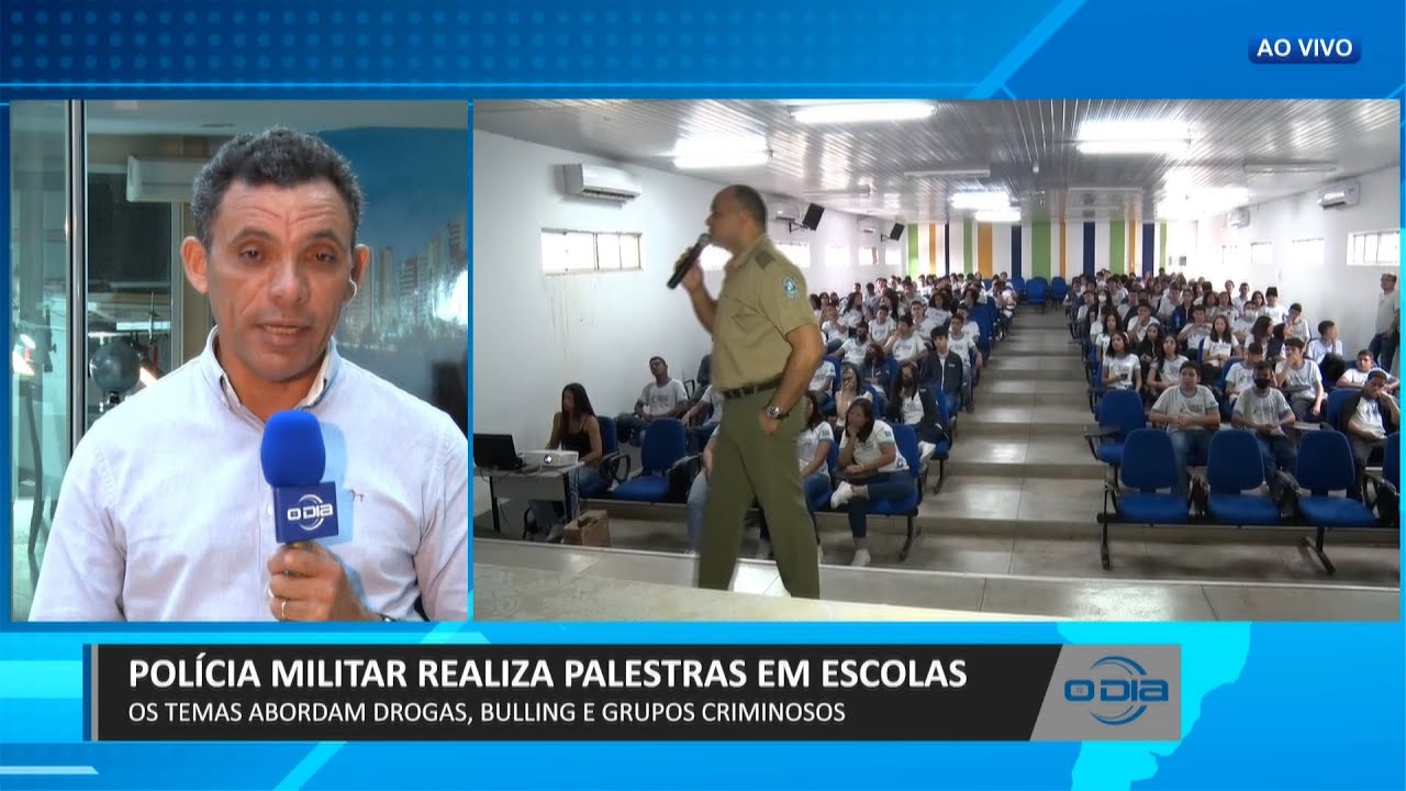 Polícia Militar realiza palestras sobre drogas, bullying e grupos criminosos 24 05 2023