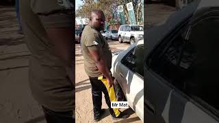 The Strongest Man in Zimbabwe displaying his strong feet !!