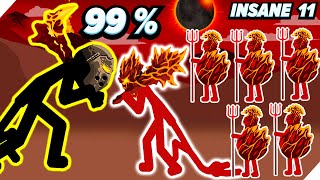 99% Игроков тут не пройдут. Самая сложная битва - Stick war legacy INSANE