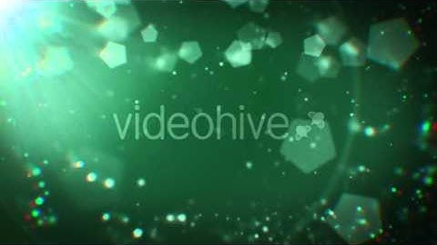 Abstract Particles With Light Dark Green 20S Loop
