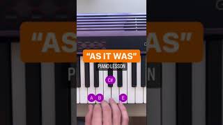 Download As It Was Harry Styles Piano Riff Tutorial #shorts Video MP3 As It Was Harry Styles Piano Riff Tutorial #shorts