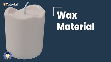 How to make a procedural wax material in Blender [3.1] | Textures and Materials