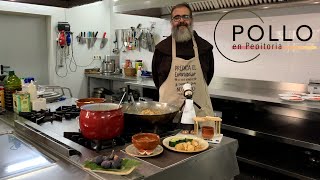 Pollo en Pepitoria. Cocina franciscana. Santo Espíritu del Monte. Gilet. Valencia.