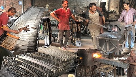Manufacturing of Leaf Springs Complete Process || Production of Leaf Springs