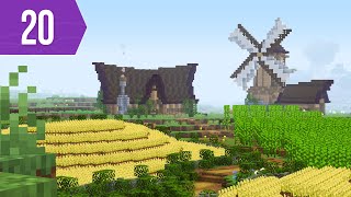 New Improved Farm and Windmill | Minecraft 1.15.2 Vanilla Survival Ep. 20