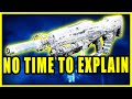 The Exotic Weapon That FINALLY Had Time To Explain - Destiny 2