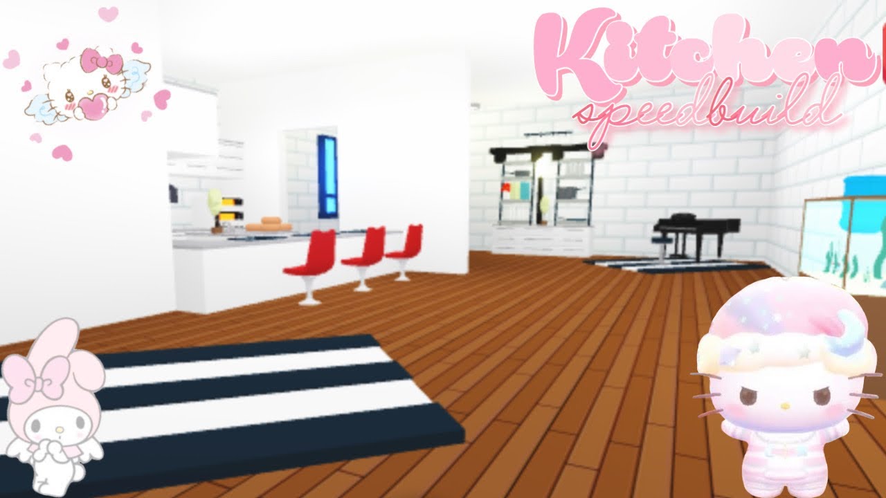 Kitchen Speed Build Adopt Me Youtube Cute Room Ideas Living Room Ideas Uk Girly Bedroom