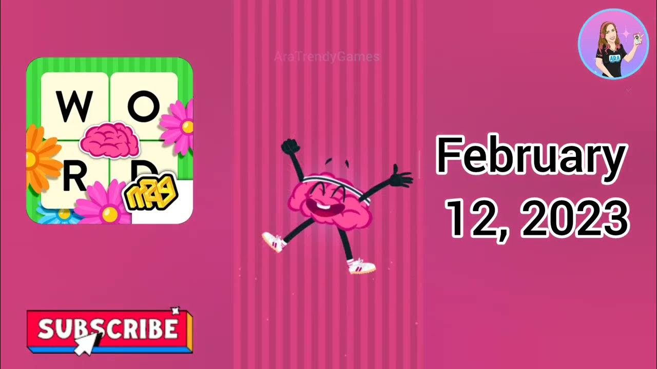 WordBrain Valentine’s Day Event February 12, 2024 All Parts Answers