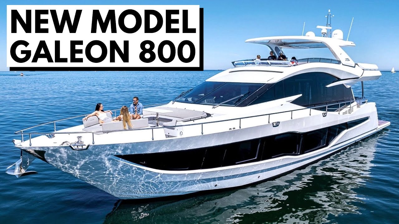 LARGEST EVER BUILT GALEON 800 FLY Brand New Model Motor Yacht Tour & Specs