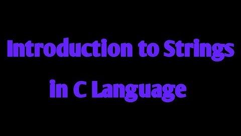 String in C programming language in Telugu || C language || Character array in C || Syntax | diploma
