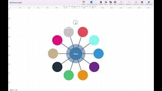 Creating a Circle-Spoke Diagram with Org Chart Designer Pro 3 on Mac