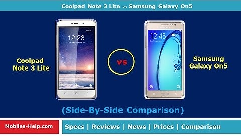 Coolpad Note 3 Lite vs Samsung Galaxy On5 - Quick Review