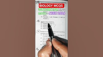 ncert exemplar biology neet #morphologyoffloweringplants #viralshort #aiims #mcqsseries #pyqs