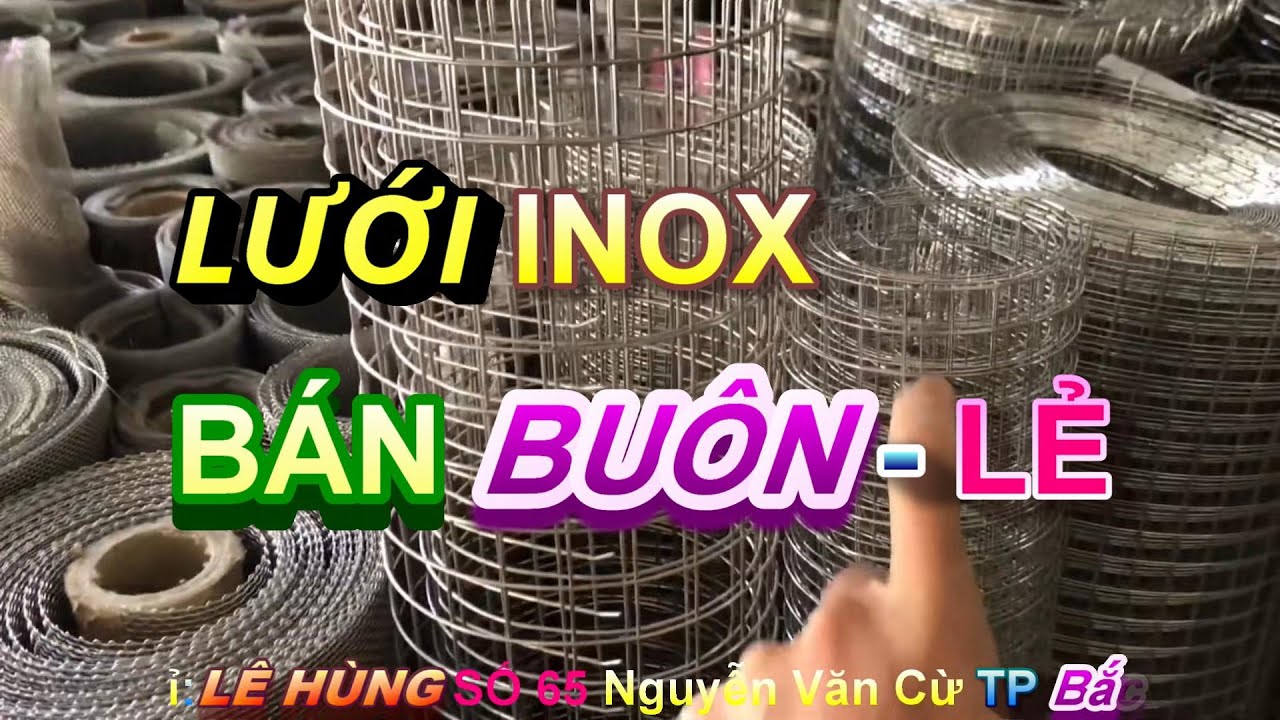 lưới inox lỗ vuông,lưới inox 10x10,lưới inox lỗ tròn,lưới inox lỗ nhỏ ...
