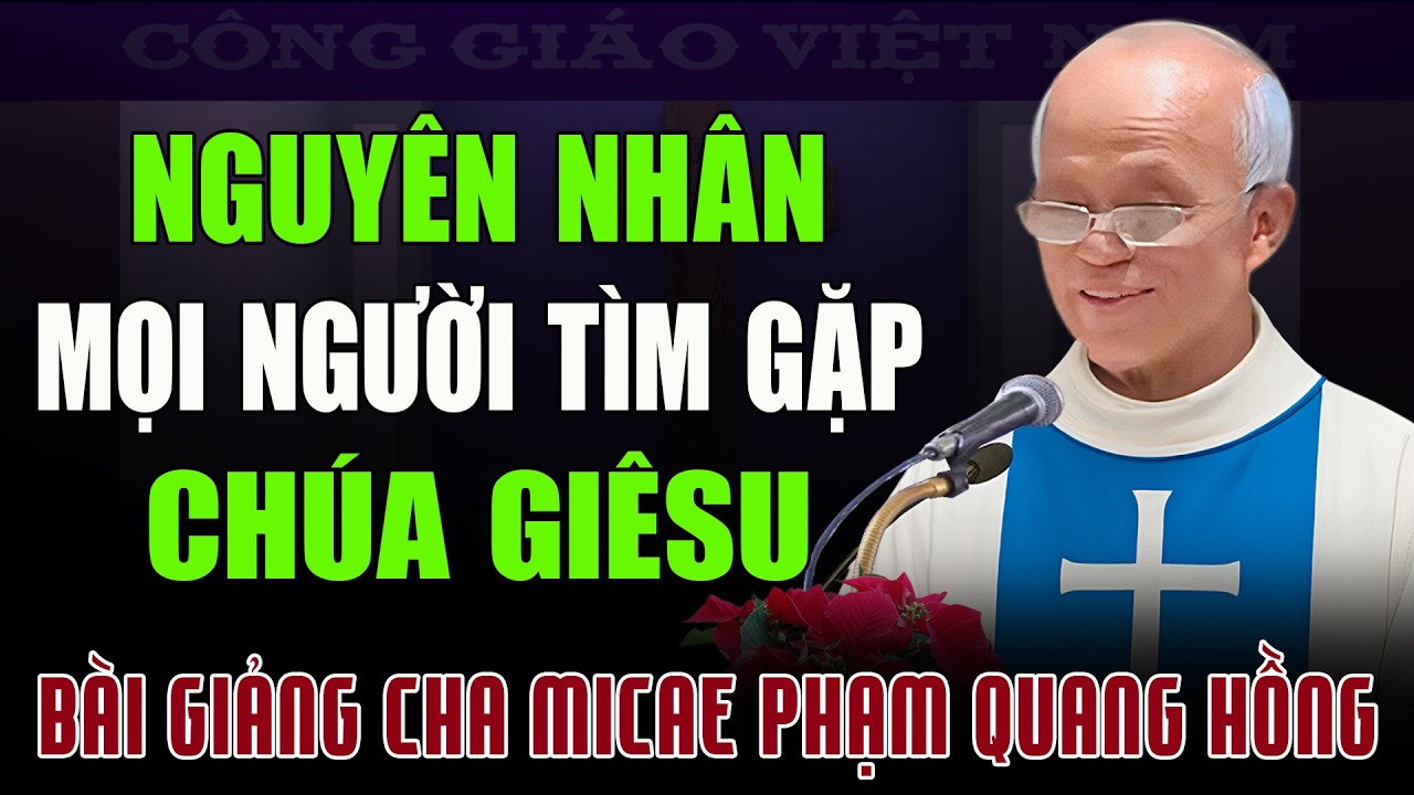 Nguyên Nhân Khiến Dân Chúng Lũ Lượt Kéo Đến Tìm Đến Gặp Chúa Giêsu - Bài Giảng Cha Phạm Quang Hồng