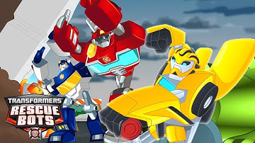 Bumblebee and the Rescue Bots! | Transformers: Rescue Bots | Cartoons | Transformers Junior