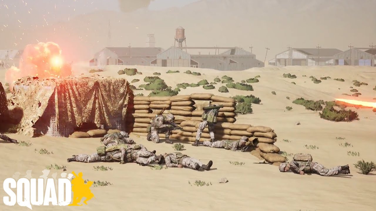 Desert Siege Ends in a CRAZY Infantry and Tank Battle | Squad Eye in ...