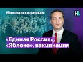 «Единая Россия» идет ко дну, «Яблоко» кинуло всех, страсти по вакцинации | Милов по вторникам