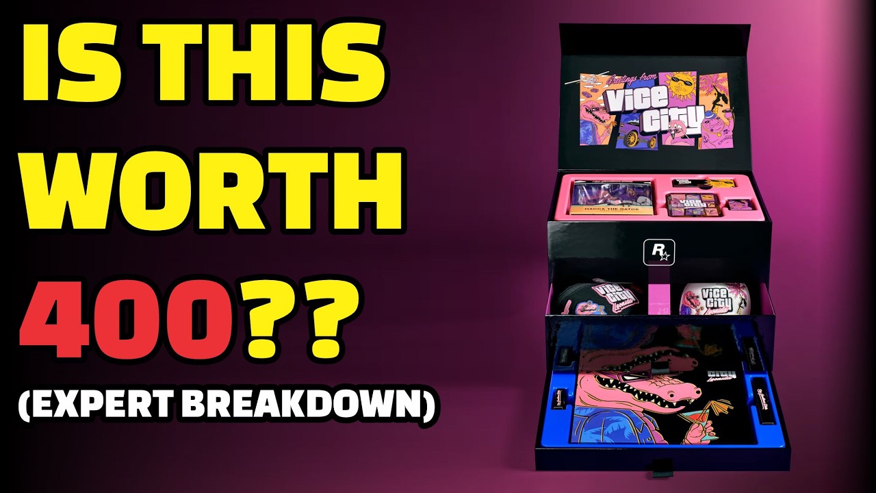 Video thumbnail for GTA 6's $400 Collector's Box: A Merchandising Pro Breaks It Down (IS IT WORTH IT?!)