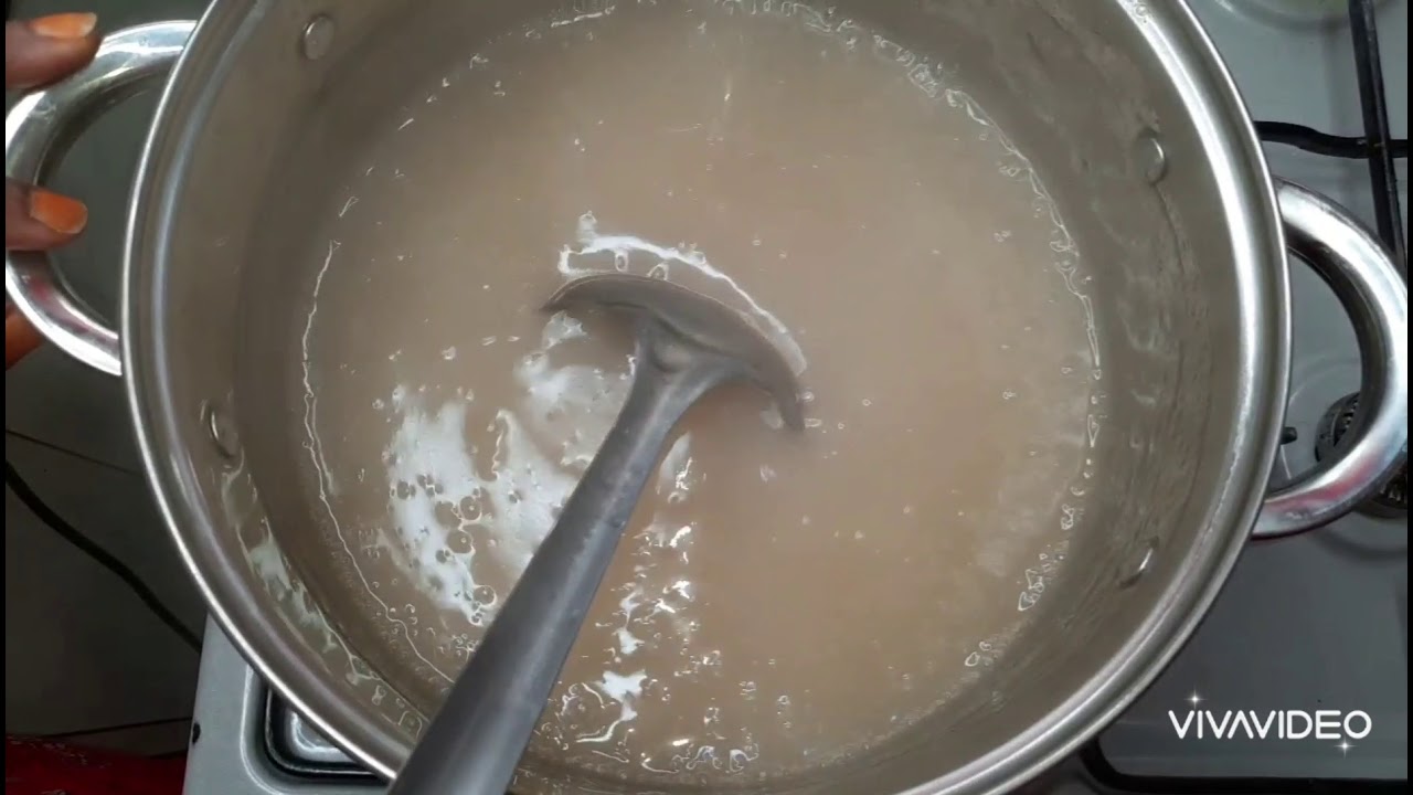 Apprendre à faire de la bouillie de manioc séchée