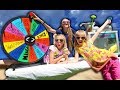 Mystery Wheel of Snow Cone Flavors Challenge!!