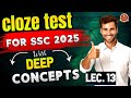 Ssc cloze test ( Day 13 ) _ cloze test _ for ssc cgl, mts, steno, cpo _ reading comprehension