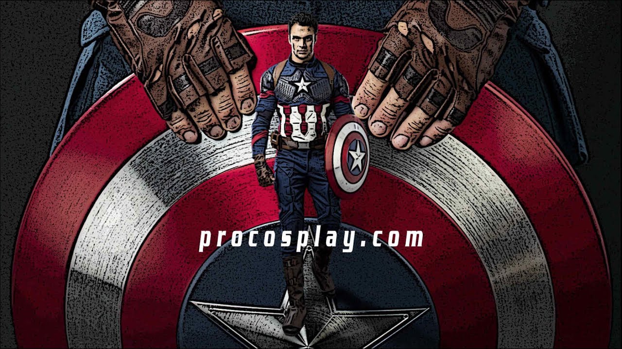 ProCosplay Endgame Captain America Steve Rogers Cosplay Costume