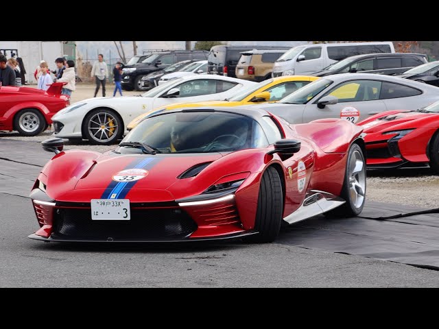 3億円が路面にガツッ】デイトナSP3など超貴重なスーパーカー達が