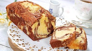 ダイソーの紙型で作るマーブルパウンドケーキ＆ラッピング♪How to make pound cake【Come fare la torta di libbra】