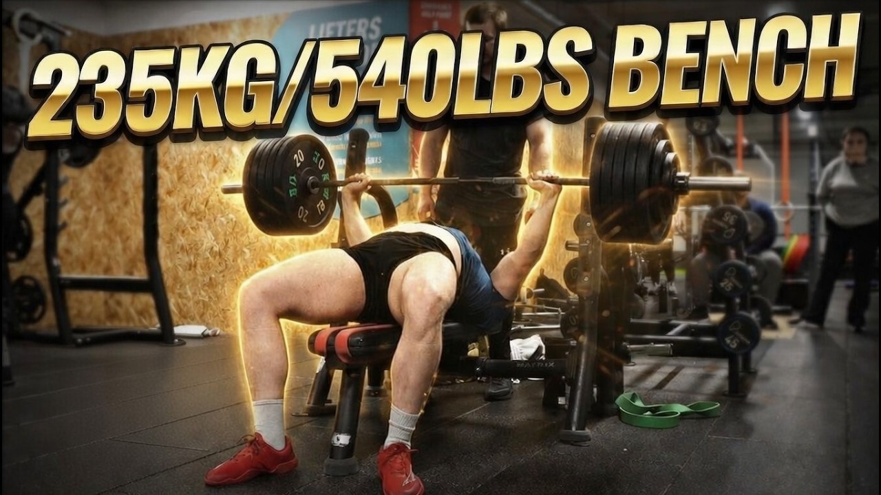 10 PLATE BENCH / Road to a 260KG Bench EP11