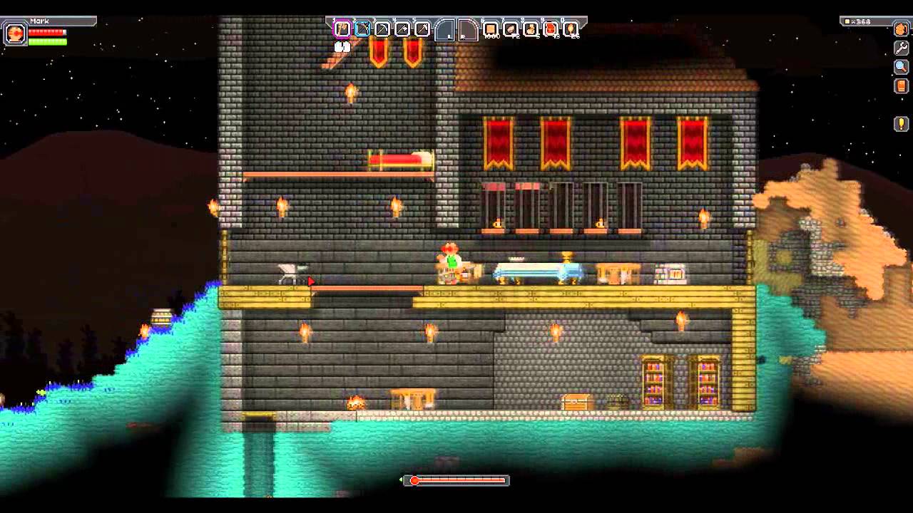 Starbound Lets Play Ep 8 - Silver Pickaxe and Iron Bow FTW!