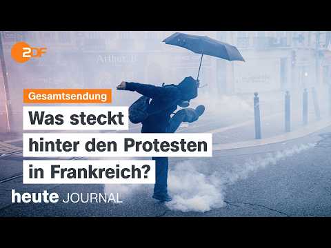 heute journal from 10/25/2026: Protests in France, elections in Serbia, Audi plant in the USA