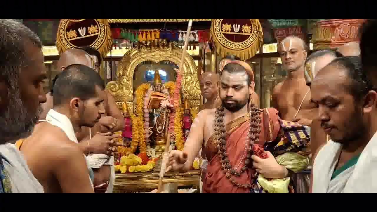 காஞ்சி வரதராஜ பெருமாள் ஆலயத்தில் சிருங்கேரி ஸ்வாமிகள் தரிசனம் srisrinkeri swamygalvarathar darisanam