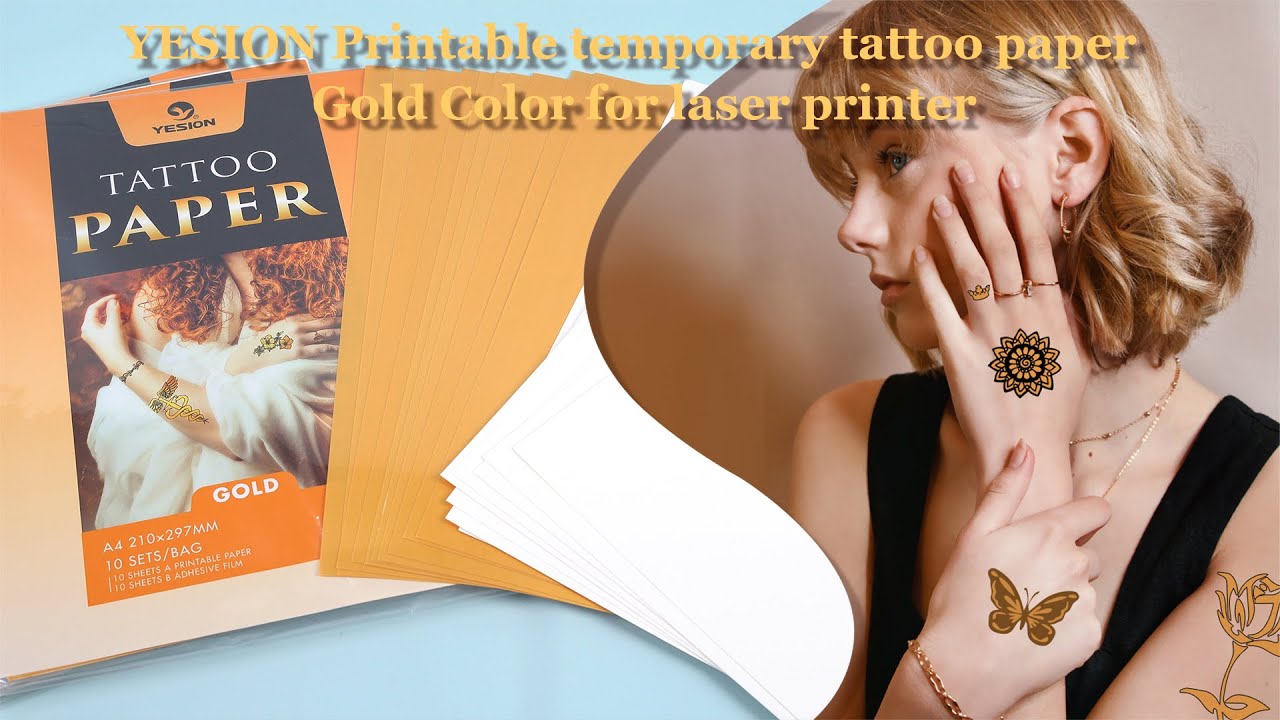 AYSOW Printable Temporary Tattoo Luminous Paper for Inkjet & Laser