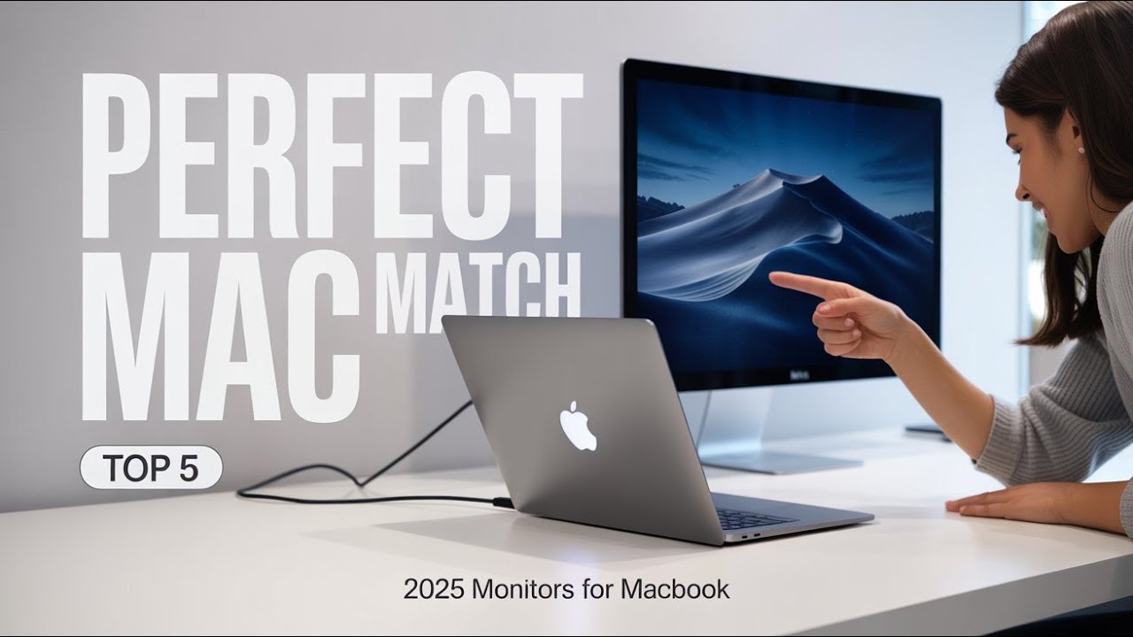 5 Best Monitors For MacBook Pro And MacBook Air - YouTube