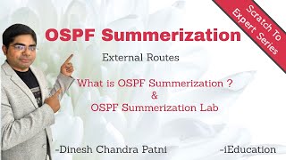 OSPF Video-25 Theory & Lab | OSPF Summarization ( External Routes ) | CISCO | CCNA CCNP CCIE |