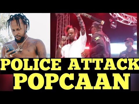 LOOK! Police ATTACK Popcaan AGAIN