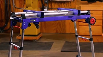 WORKPRO ‎W082050 Miter Saw Stand & 5 in 1 Portable Workbench