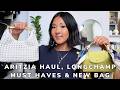 ARITZIA SALE TRY ON, LONGCHAMP ACCESSORIES, NEW ELLEME BAG