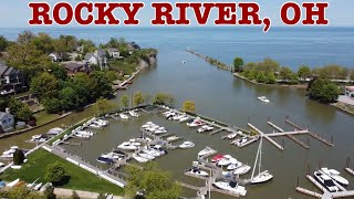 Aerial Views of Rocky River, Ohio