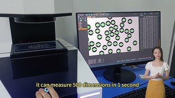 Instant vision measuring machine that measures 500 dimensions in 1S #qualitycontrol #measurement