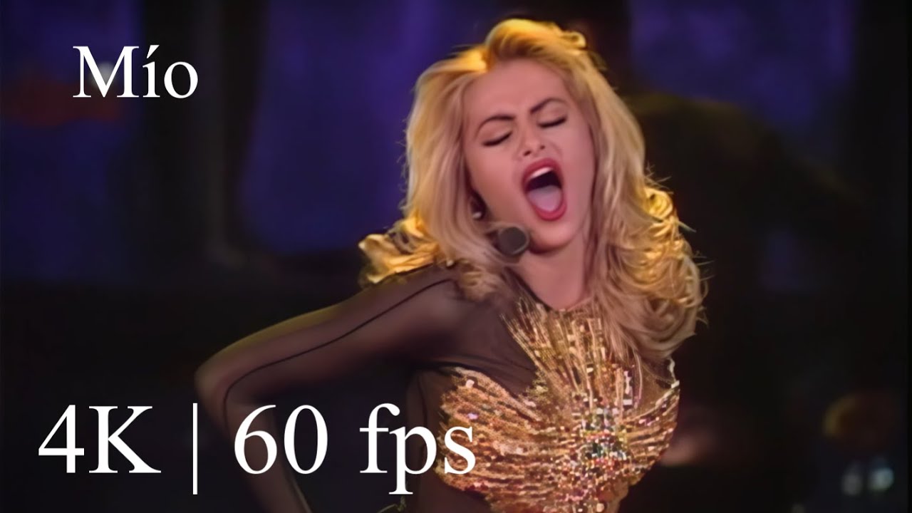 Paulina Rubio - Mío | Live ( 4K | 60 fps ) - YouTube