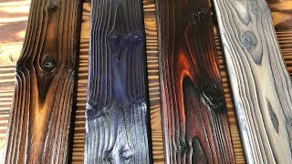 DIY Wood Burning Technique  That's not Shou Sugi Ban! Or is it??