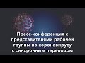 Прямая трансляция пресс-конференции рабочей группы по коронавирусу (18 марта)