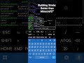 Building a safer Minecraft alternative... ON ANDROID! 📱🔥 #Strata #termux #coding