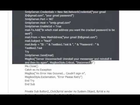 Phishing Program In VB 2008
