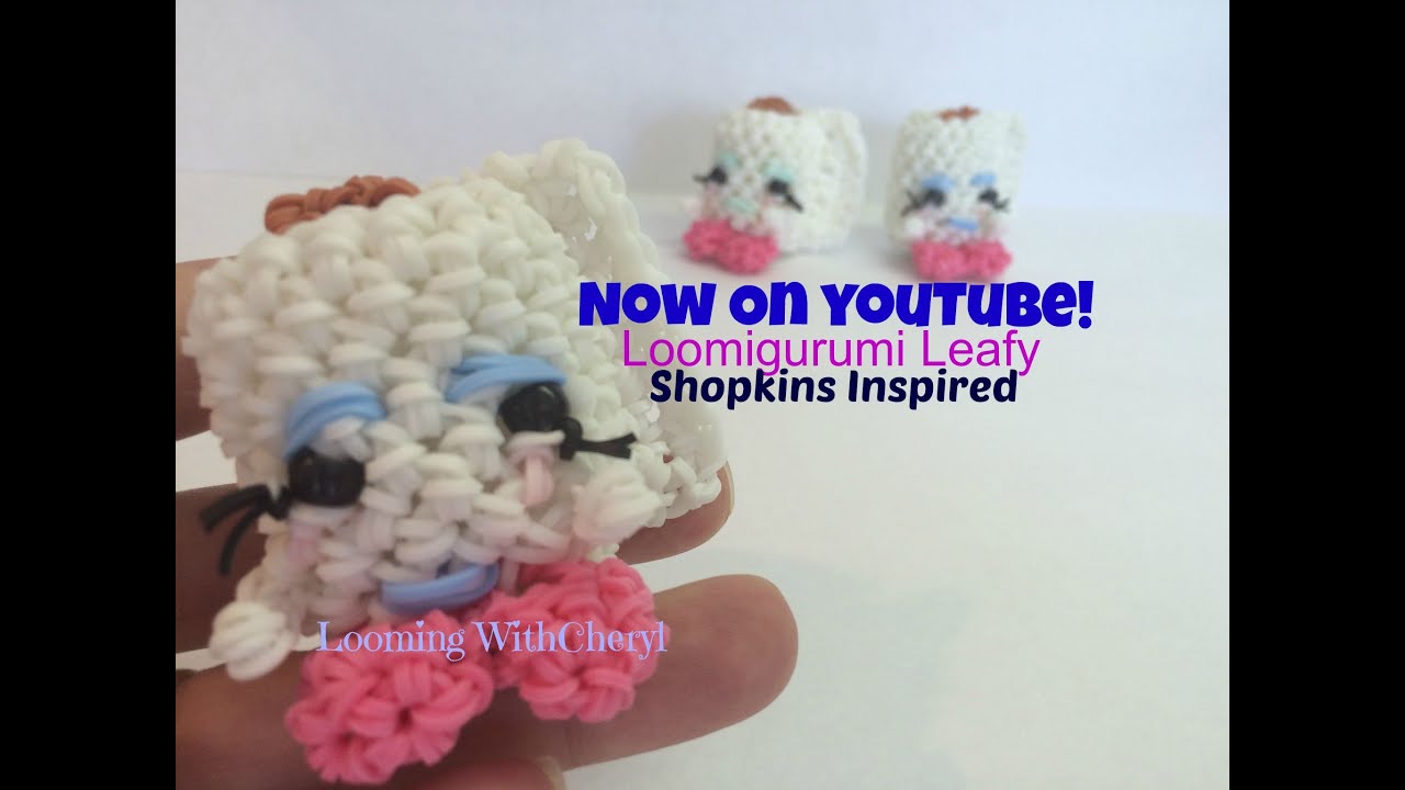 Rainbow Loom - Leafy The Toilet Paper Roll - Loomigurumi - Amigurumi Hook Only Лумигурруми
