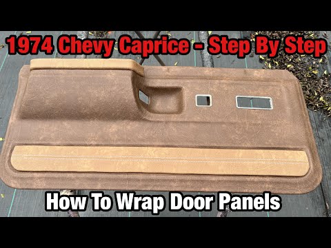 How To Wrap Door Panels In Vinyl