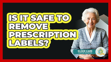 Is It Safe To Remove Prescription Labels?