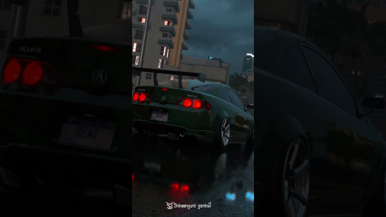 Cinematic NFS Heat || Acura RSX || Shorts